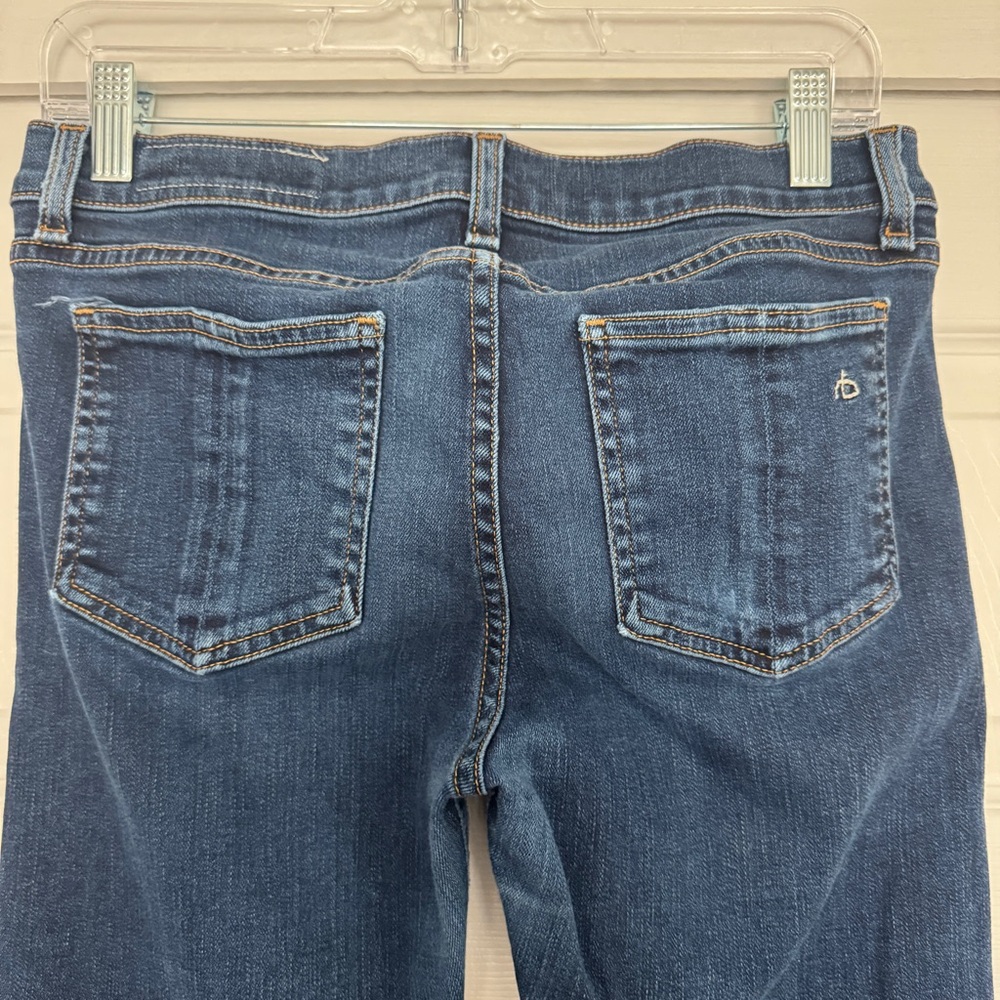 RAG & BONE | high rise blue / bruin denim jeans SIZE 29 - Picture 4 of 10